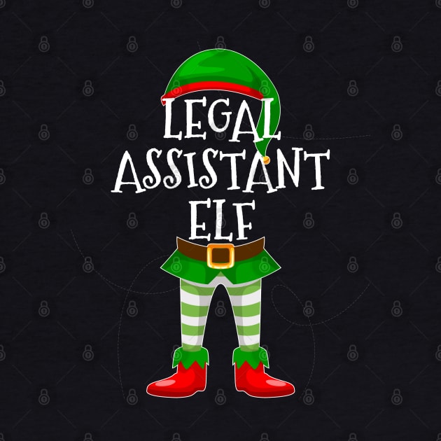 Legal Assistant Elf Matching Family Christmas Gift by DoFro